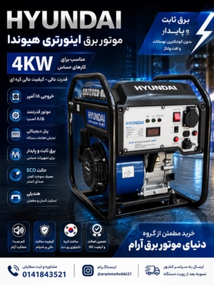 موتور برق اینورتری هیوندا